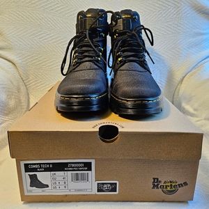 Dr. Martens Combs Tech 2 Poly Casual Boots, Size Women's 9, Men's 8, EU 41, NIB